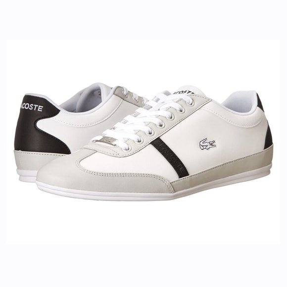 New Lacoste Men's  Misano  Sport SCY (White/Light Grey) Shoes - Picture 1 of 1